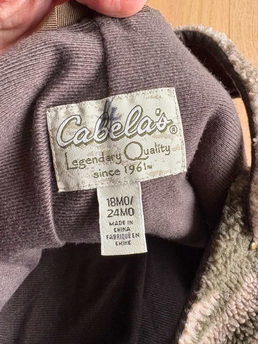 Cabela's Camouflage Sherpa Overalls - Olive & Tan - Picture 3 of 4